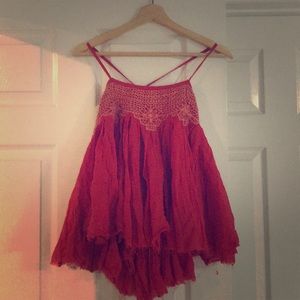 Free People red top